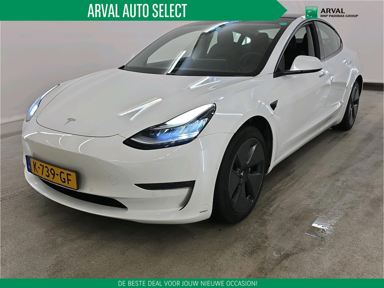 Tesla Model 3 - Long Range RWD Long Range AWD 75 kWh 351pk | SOH % | 12 maanden Bovag garantie | Zwart interieur | Pearl - AutoWereld.nl