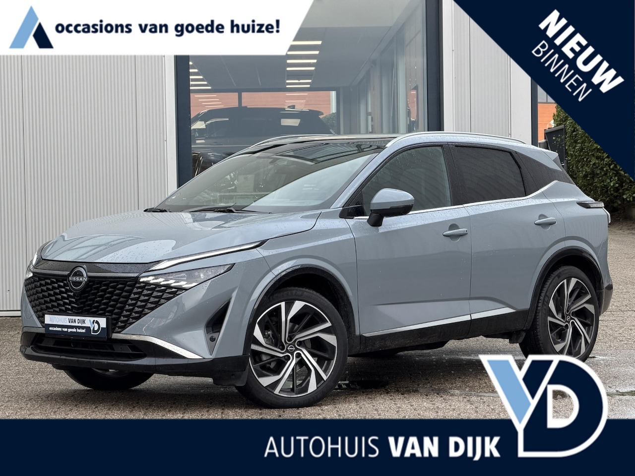 Nissan Qashqai - 1.3 MHEV Xtronic Tekna Plus | Nappa Leder/20"/Head-Up/BOSE/Winterpack/Adapt.Cruise - AutoWereld.nl