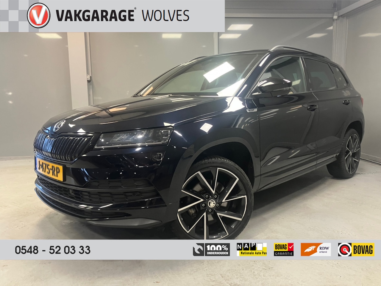 Skoda Karoq - 1.5 TSI ACT Sportline Business | AUTOMAAT | LED | 19"LM VELGEN | - AutoWereld.nl