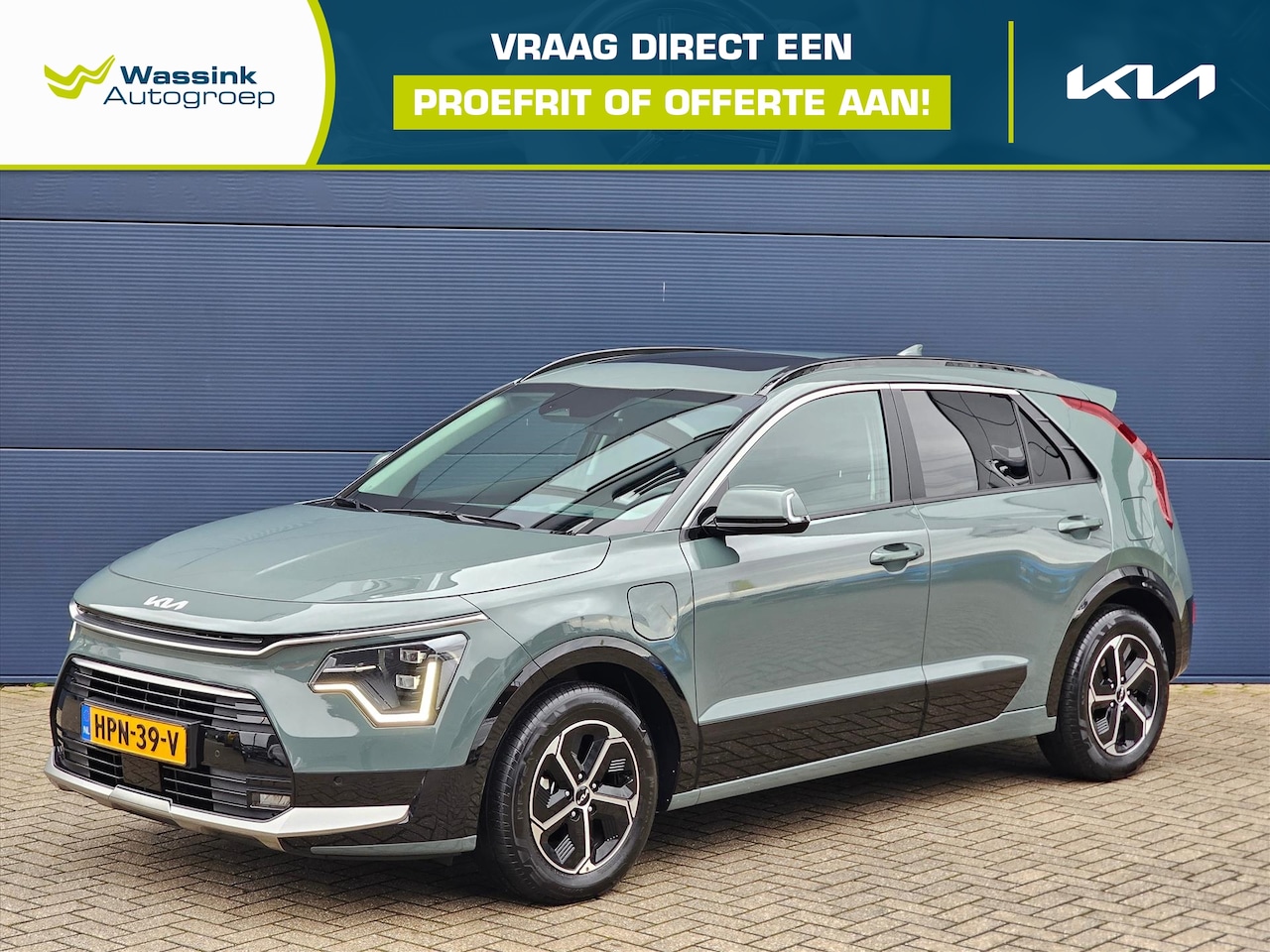Kia Niro - 1.6 GDi Plug-in Hybrid DCT6 DynamicPlusLine | Navigatie | Camera | Schuif-/Kanteldak | App - AutoWereld.nl