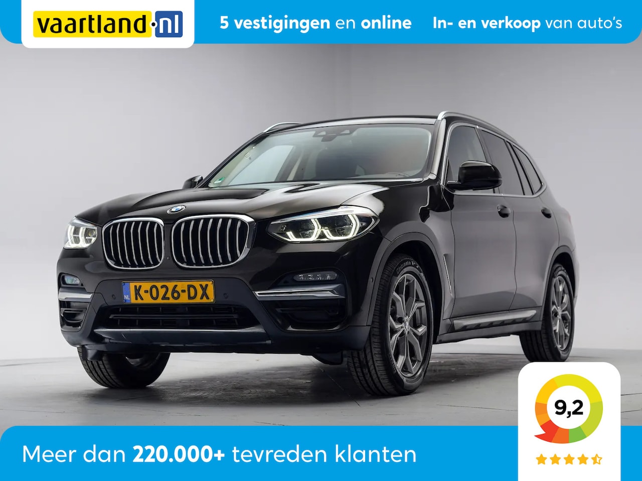 BMW X3 - xDrive30i 252pk High Executive Xline Aut. [ Sportstoelen Trekhaak Camera ] - AutoWereld.nl