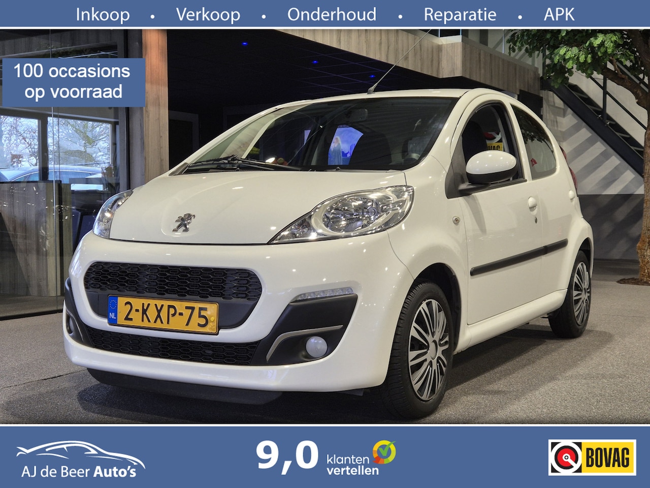 Peugeot 107 - 1.0i 12v 5drs Active Airco | Audio | NL-auto NAP - AutoWereld.nl
