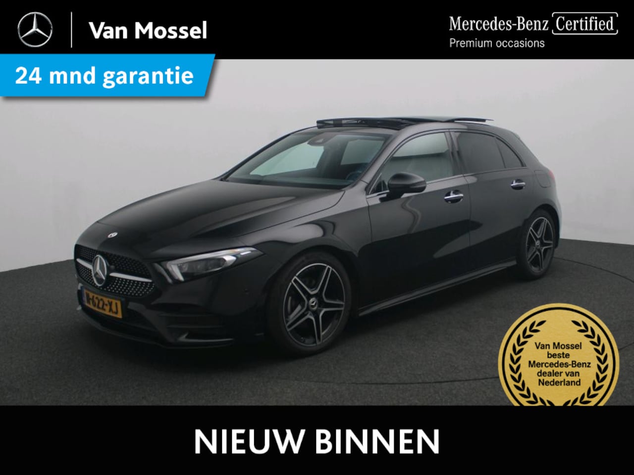 Mercedes-Benz A-klasse - 180 Business Solution AMG / Panoramadak/ Memory/ Night/ Sfeerverlichting - AutoWereld.nl