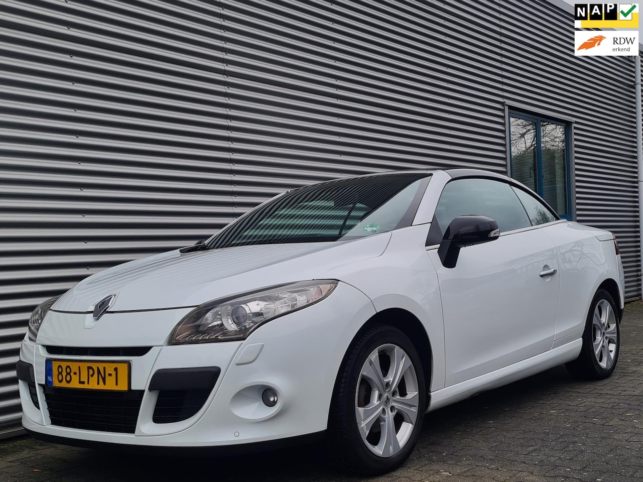Renault Mégane coupé cabriolet - 1.4 TCE Dynamique 06-2010 Glacier White - AutoWereld.nl