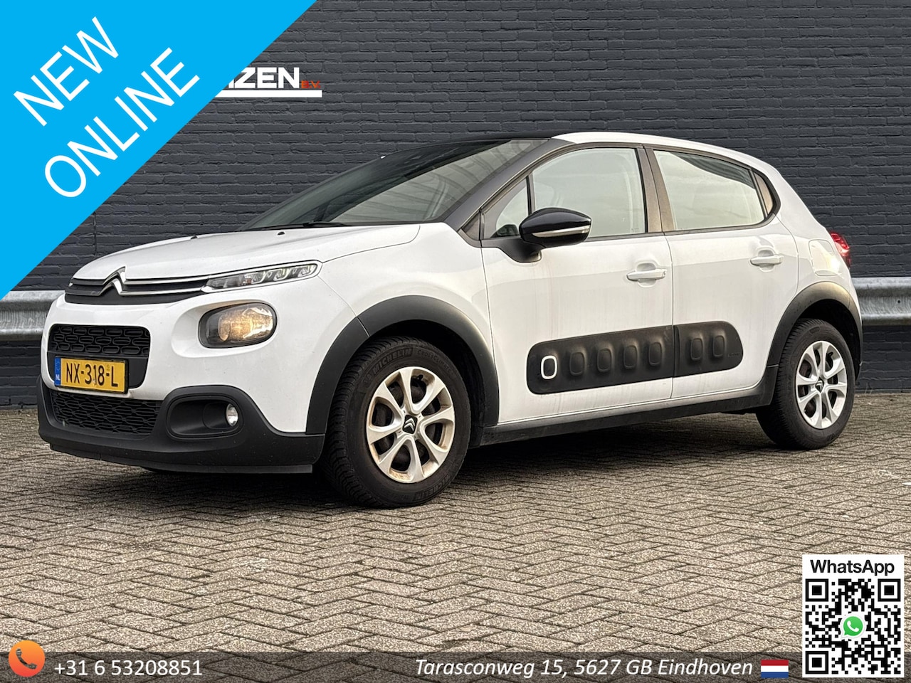 Citroën C3 - 1.2 PureTech S&S Feel | € 4.950 NETTO | Pano | Cruise | Climate | Navi | - AutoWereld.nl