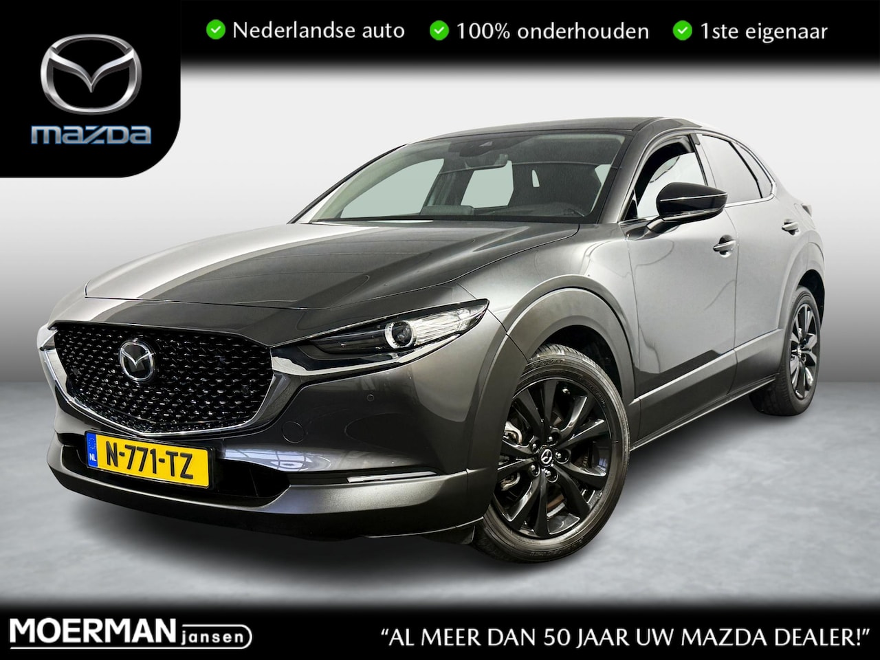 Mazda CX-30 - 2.0 e-SkyActiv-X M Hybrid Sportive / Automaat / 1e eig / NL auto / Trekhaak / Bose - AutoWereld.nl
