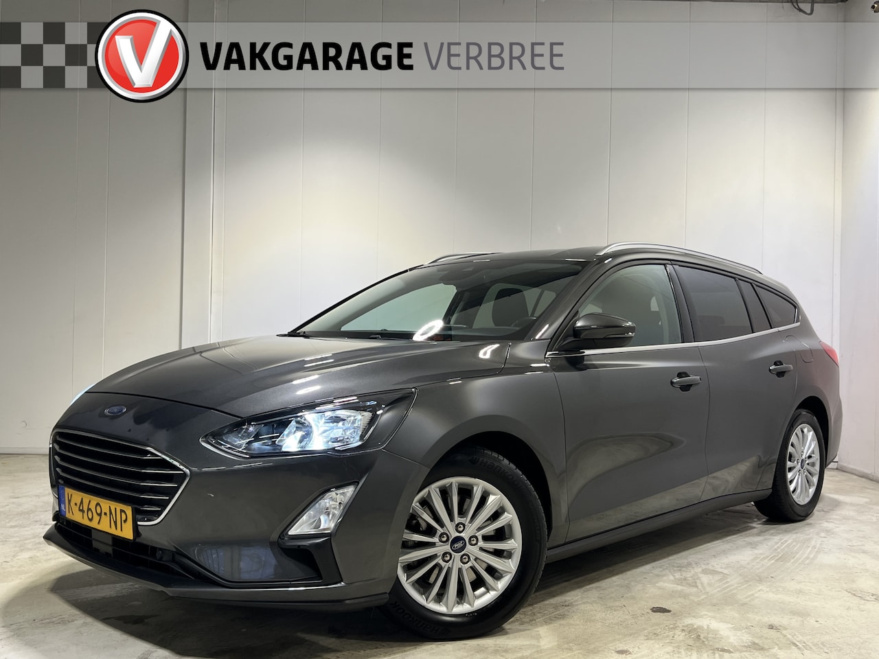 Ford Focus Wagon - 1.0 EcoBoost Hybrid Titanium X Business | Navigatie/Android/Apple Carplay | LM Velgen 16" - AutoWereld.nl