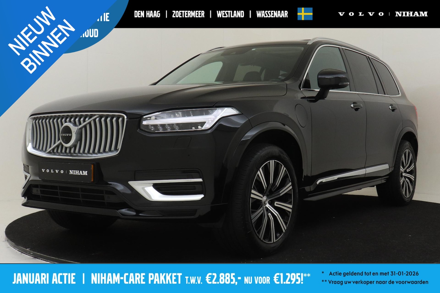 Volvo XC90 - T8 RECHARGE AWD INSCRIPTION -PANO.DAK|HARMAN/KARDON|360°CAM|ADAP.LED|POWER-SEATS|TREKHAAK| - AutoWereld.nl