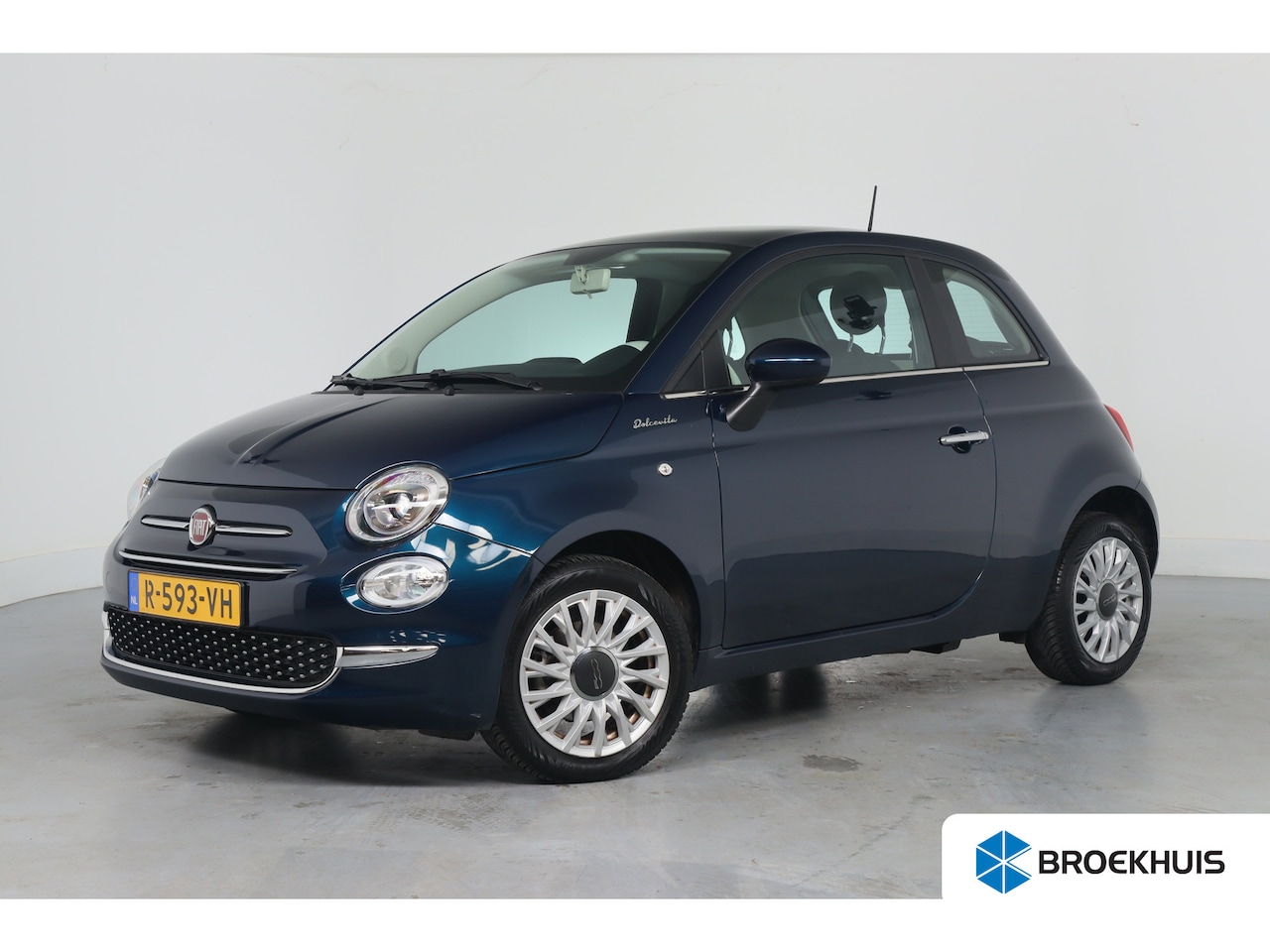 Fiat 500 - 1.0 Hybrid Dolcevita | Navi By App | Airco | Panorama Dak | Cruise Control | Lichtmetalen - AutoWereld.nl