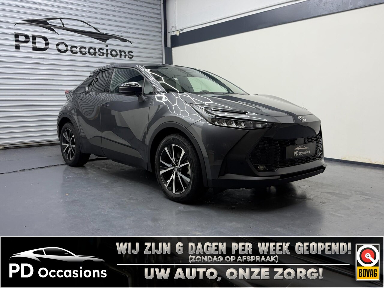 Toyota C-HR - 2.0 Plug-in Hybrid 220 Executive Stuur & Stoelverw. - Dodehoek - Camera - Clima - ACC - AutoWereld.nl