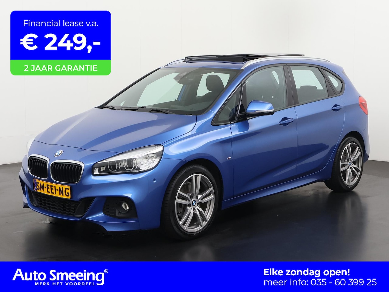 BMW 2-serie Active Tourer - 220i M Sport Shadow | Panoramadak | Trekhaak | Camera | Zondag open! - AutoWereld.nl