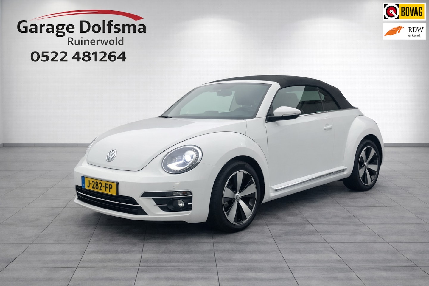Volkswagen Beetle Cabriolet - 1.4 TSI Dune-Camera-Navi-Carplay- - AutoWereld.nl