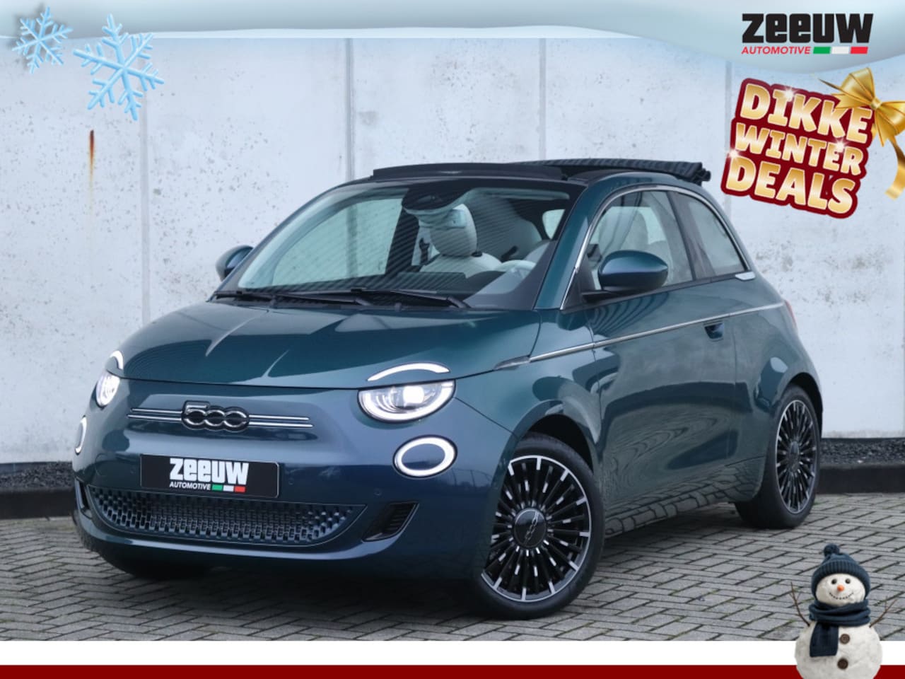 Fiat 500 C - La Prima 42 kWh | Technology | Winter | BTW | 17" - AutoWereld.nl