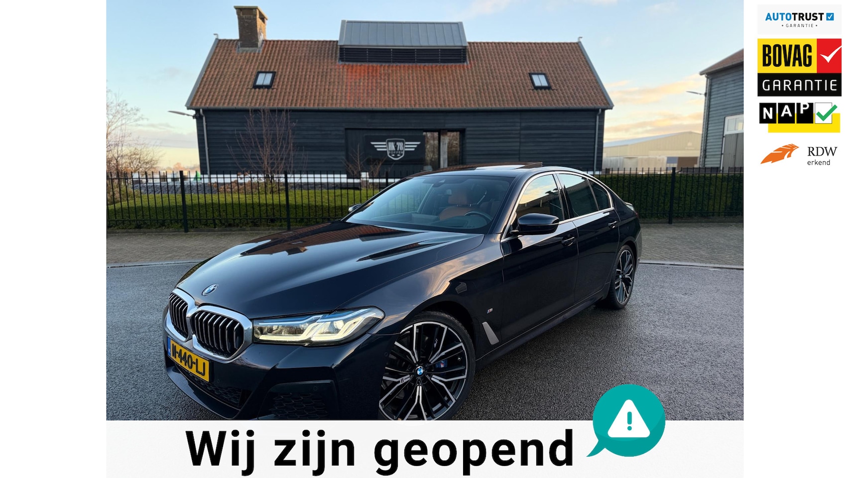 BMW 5-serie - 530i High Executive Edition M Sport Camera/ Panoramadak / Adaptieve / Head-Up / Memory - AutoWereld.nl