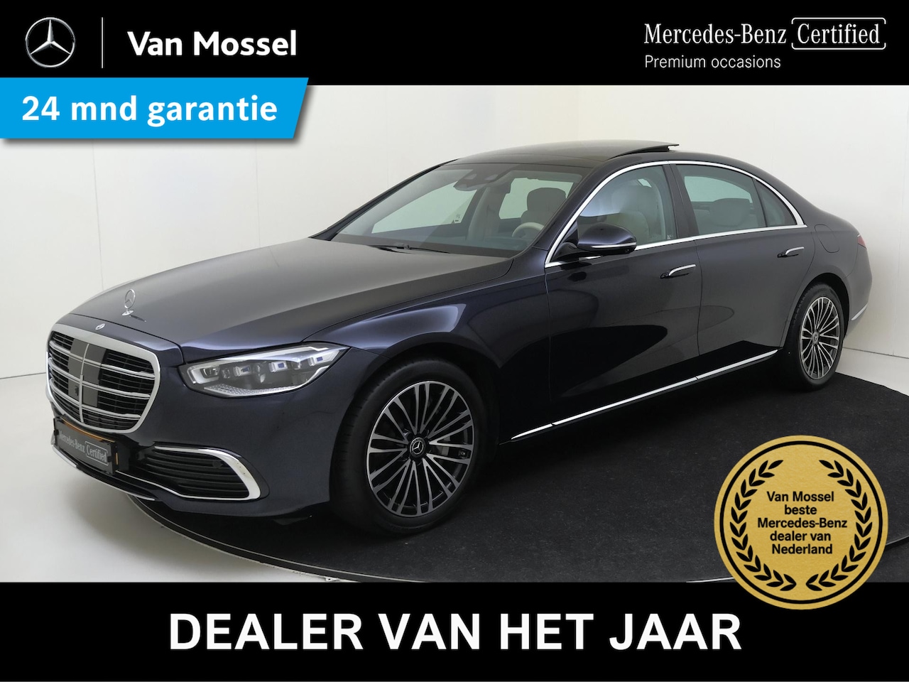 Mercedes-Benz S-klasse - 450 e Lang /Panoramadak /Achterasbesturing /Burmester 3D /Rijassistentiepakket - AutoWereld.nl