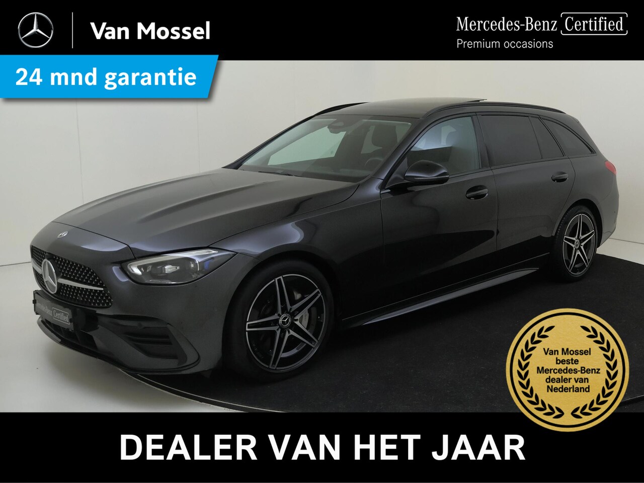 Mercedes-Benz C-klasse Estate - 200 AMG Line / Stoelverwarming / Achteruitrijcamera / Panorama-schuifdak / Memory-Stoelen - AutoWereld.nl