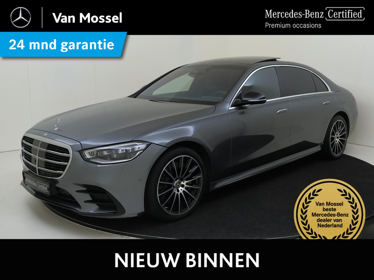 Mercedes-Benz S-klasse - 580 e Lang / Stoelverwarming / 360Graden-Camera / Panorama-schuifdak / Memory-Stoelen / St - AutoWereld.nl