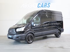 Ford Transit - 350 2.0 TDCI L2/H2 Trend AWD 4X4 170PK ZWART AIRCO TREKHAAK CRUISE 12/2018 LEASE V/A € 112