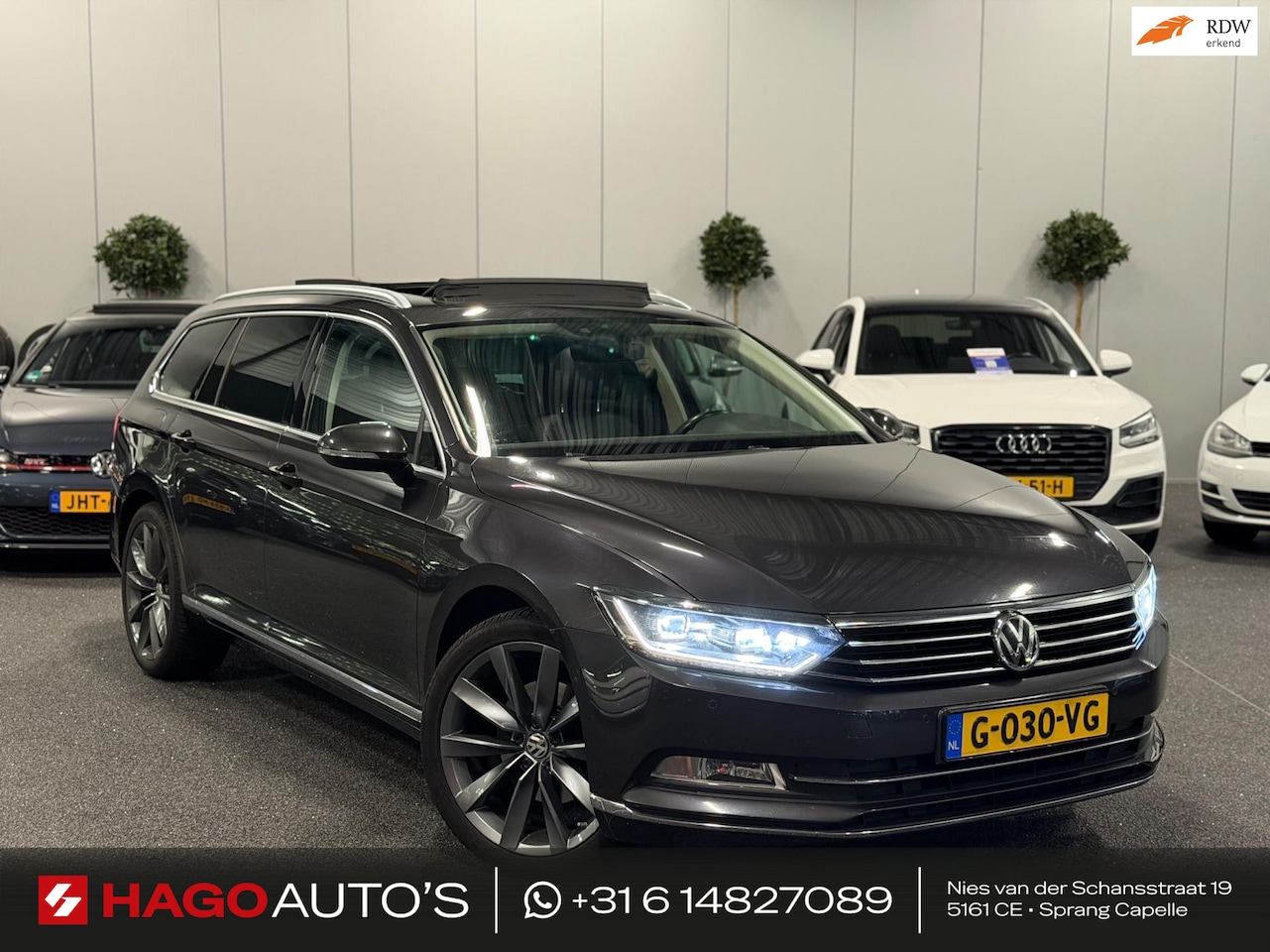 Volkswagen Passat Variant - 1.5 TSI Highline Business R NAVI/LED/CARPLAY/PANO/ALCANTARA/TREKHAAK/ACC/FRONT-ASSIST - AutoWereld.nl