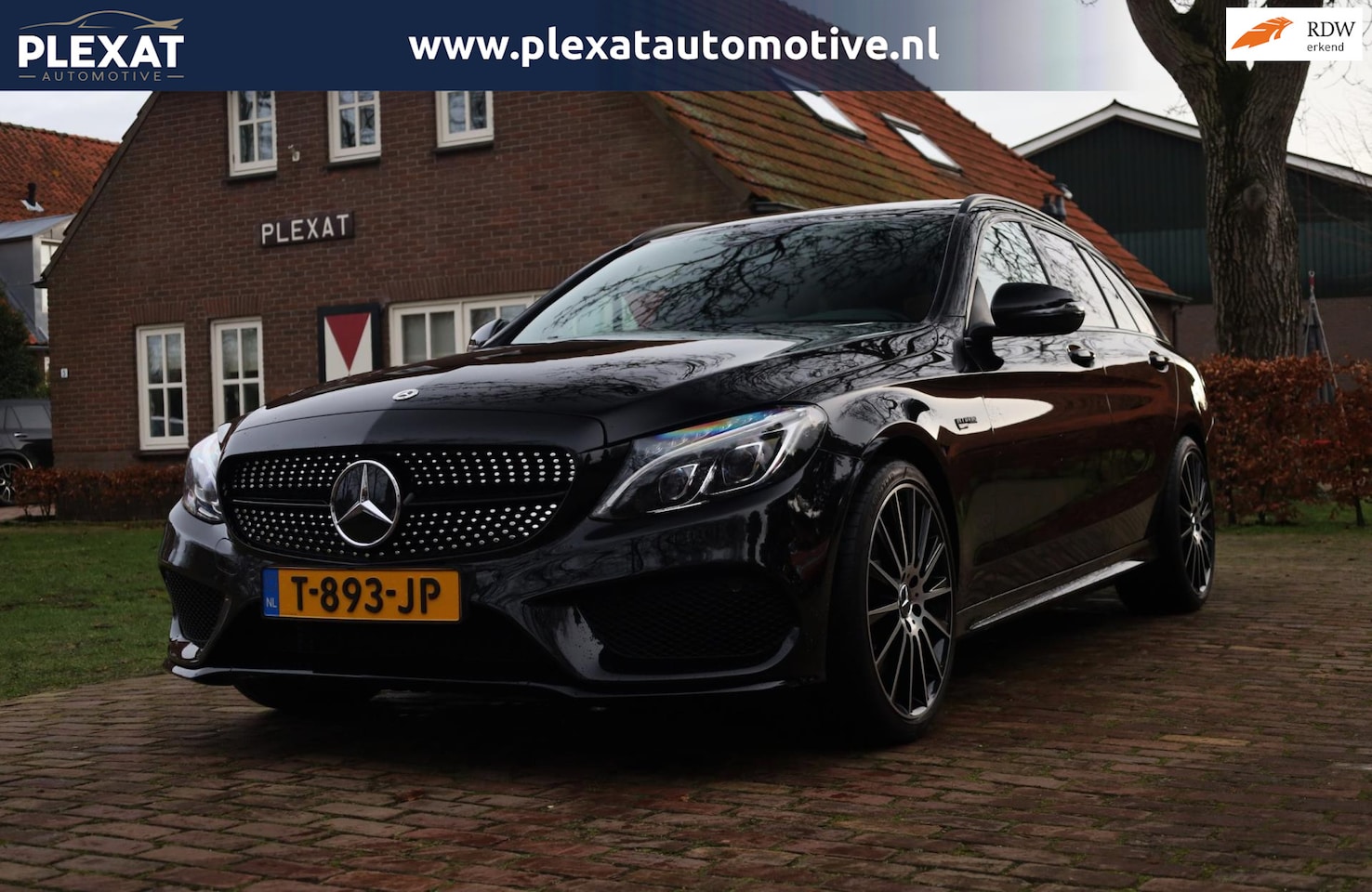 Mercedes-Benz C-klasse Estate - AMG 43 4MATIC Aut. | Panorama | Burmester | Memory | Full Led | Luchtvering | Historie | C - AutoWereld.nl