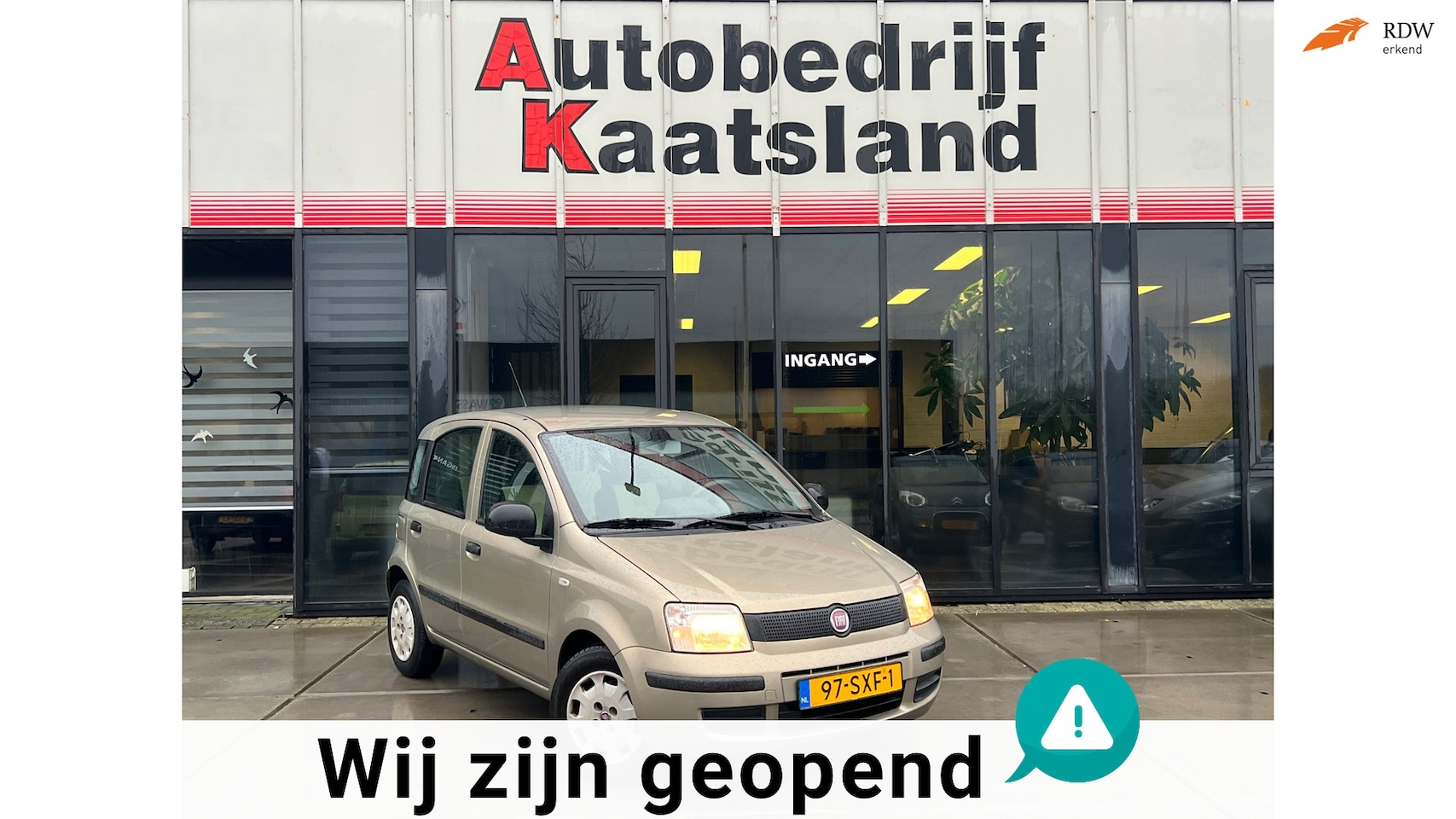 Fiat Panda - 1.2 Active - Stuurbekr - Electr Ramen - NIEUWE APK - - AutoWereld.nl