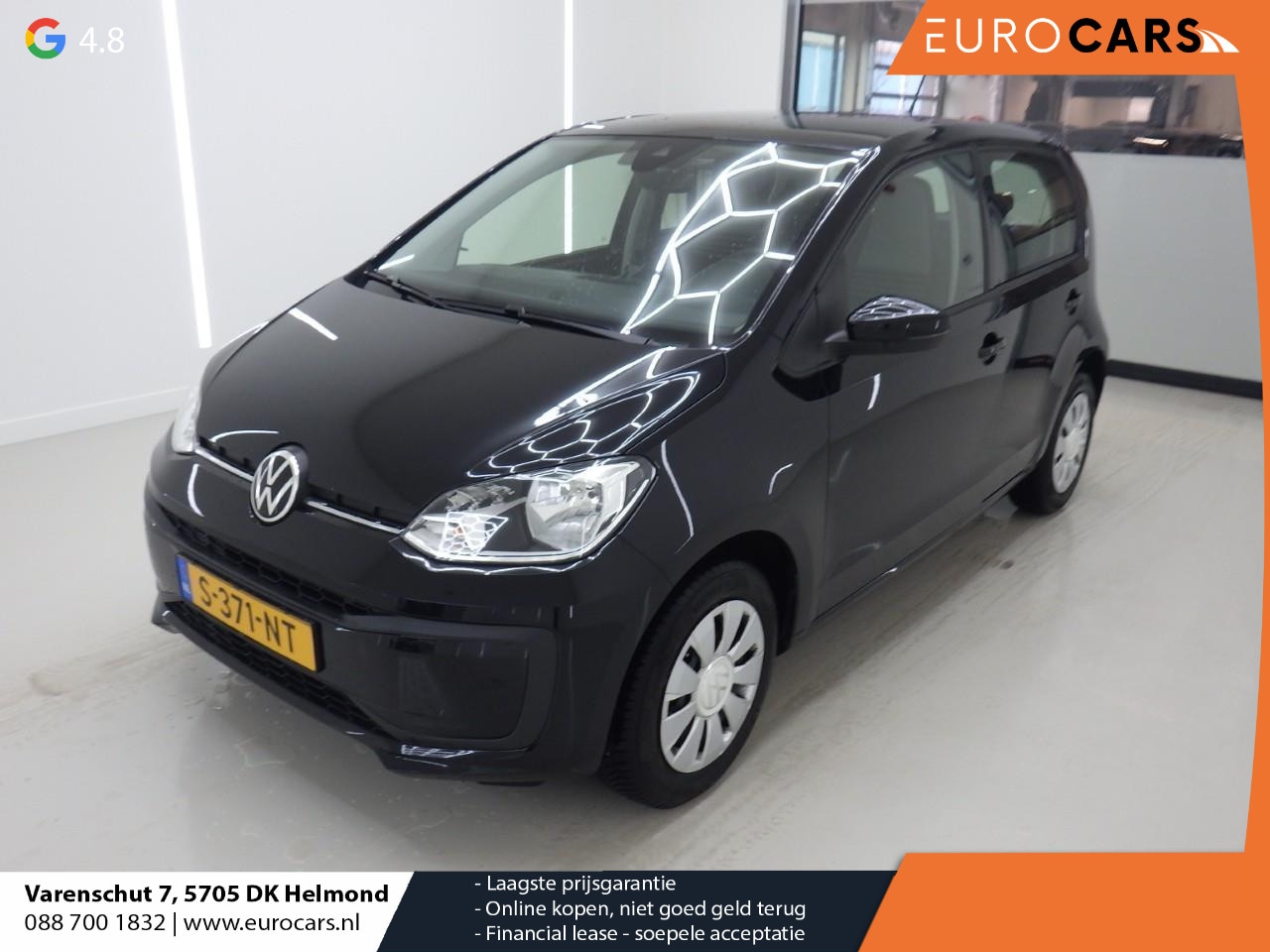 Volkswagen Up! - 1.0 Airco ECC Cruise Control PDC Achter + Camera DAB+ Lane Assist - AutoWereld.nl