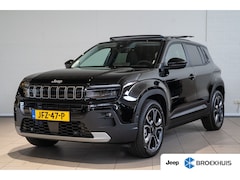 Jeep Avenger - Summit 54 kWh | Panoramadak | El. Achterklep | Stoelverwarming | Navigatie | Camera | Park