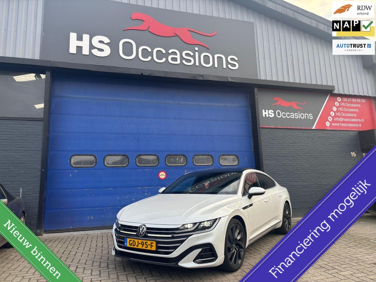 Volkswagen Arteon - 2.0 TDI R-Line Business/dsg/camera/carplay - AutoWereld.nl