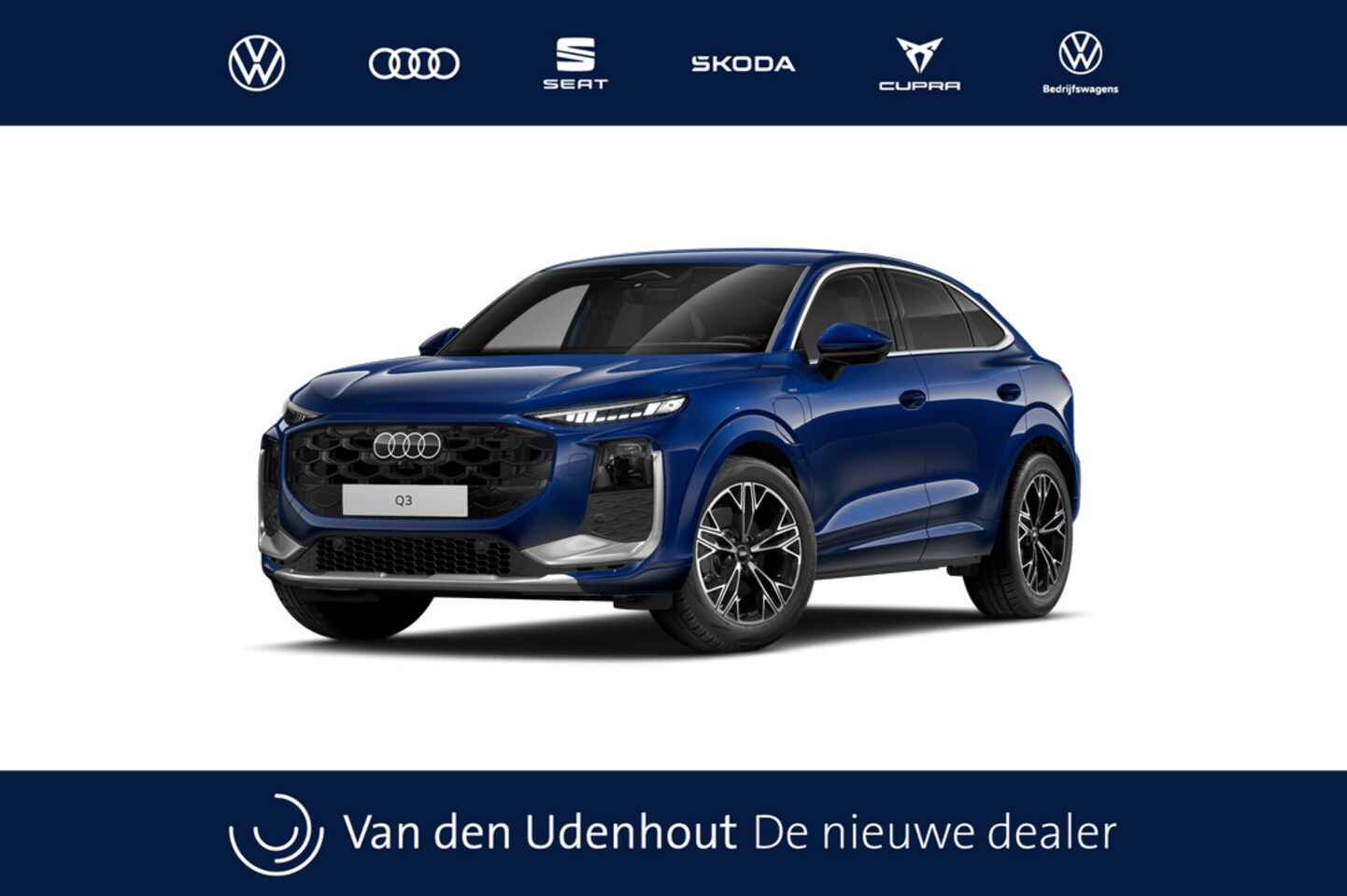 Audi Q3 Sportback - e-hybrid 272 S tronic S edition Automaat | Ledkoplampen, ledachterlichten, dynamische knip - AutoWereld.nl