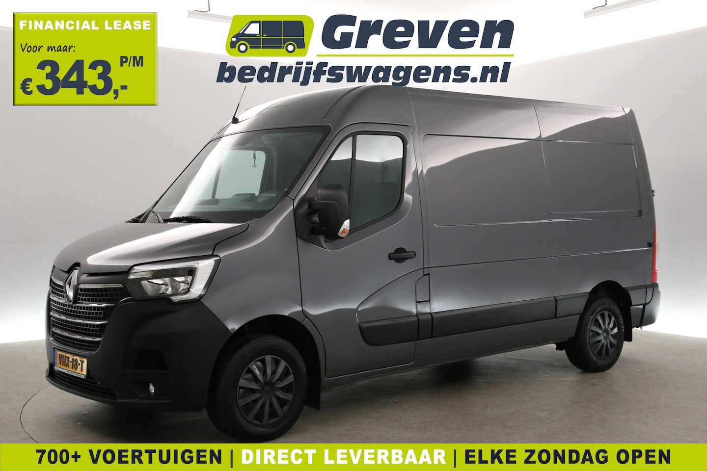 Renault Master - T35 2.3 dCi 180PK L2H2 | Airco | Camera | Cruise | 3-Zits | Trekh. | Navi | Carplay | Park - AutoWereld.nl