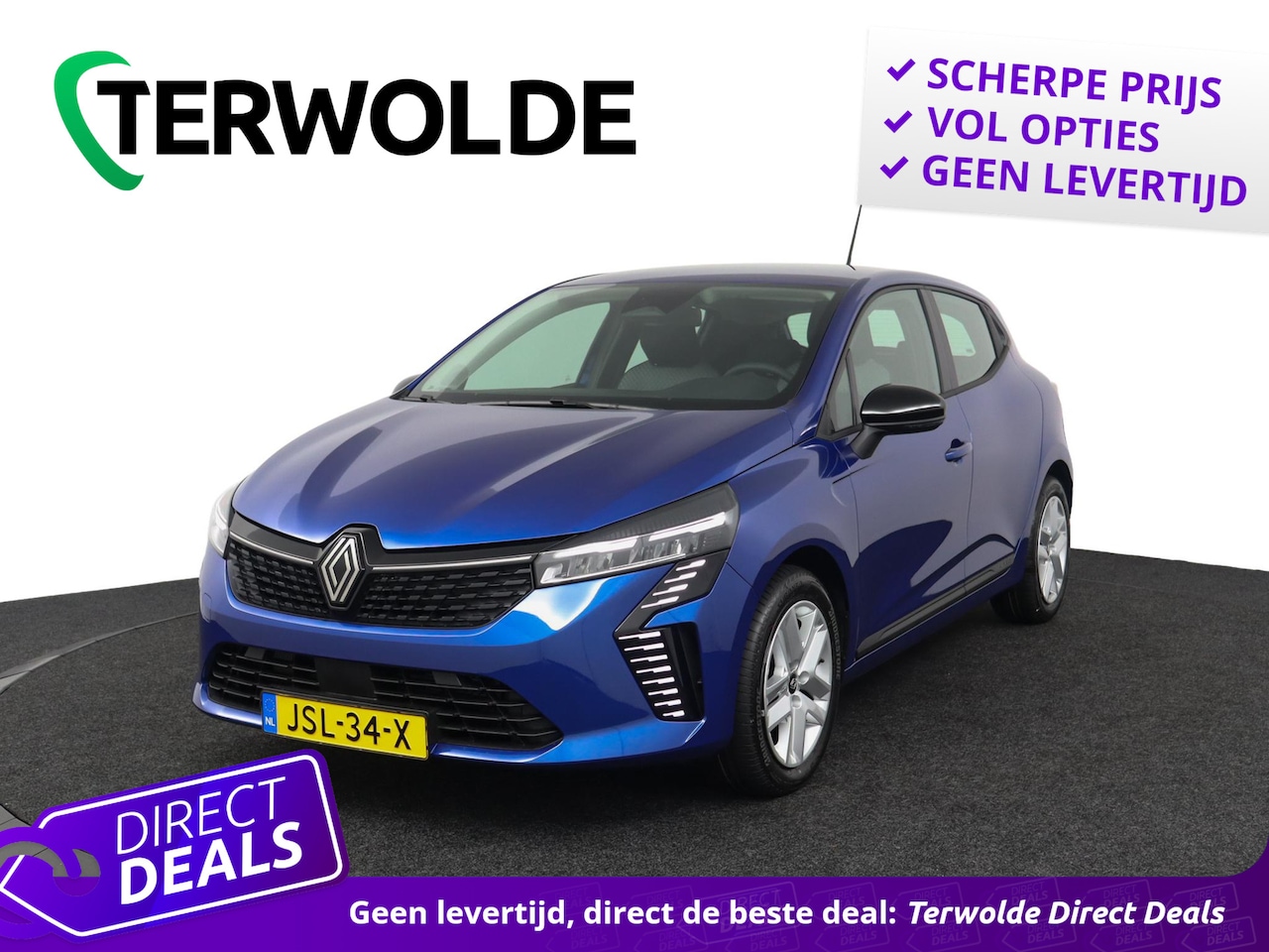 Renault Clio - 1.6 E-Tech Full Hybrid 145 evolution | Achteruitrijcamera | Cruise control | Airconditioni - AutoWereld.nl