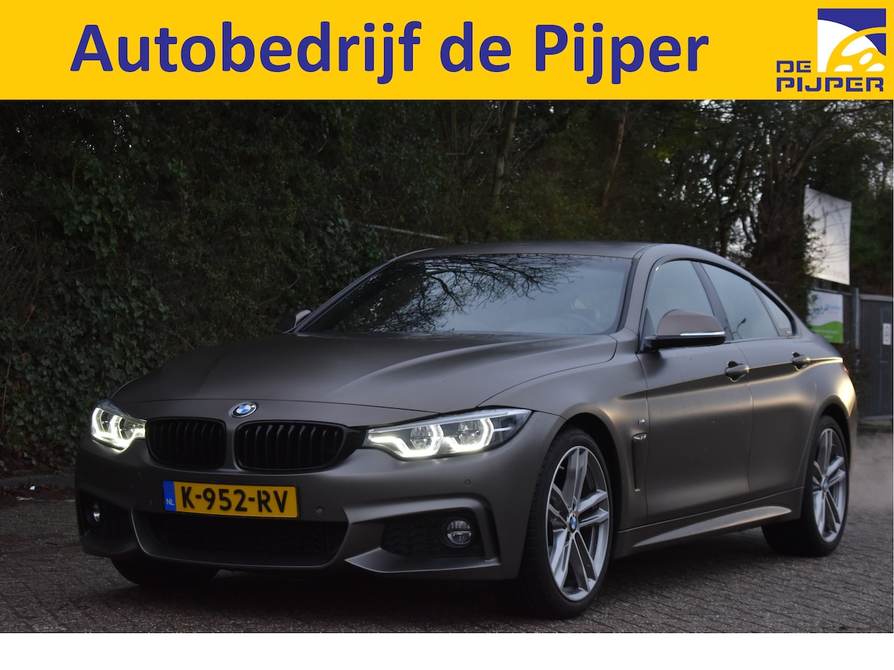 BMW 4-serie Gran Coupé - 420i M-Sport Individual High Executive Edition | NL-Auto | Frozen Bronce Metallic | Leder - AutoWereld.nl