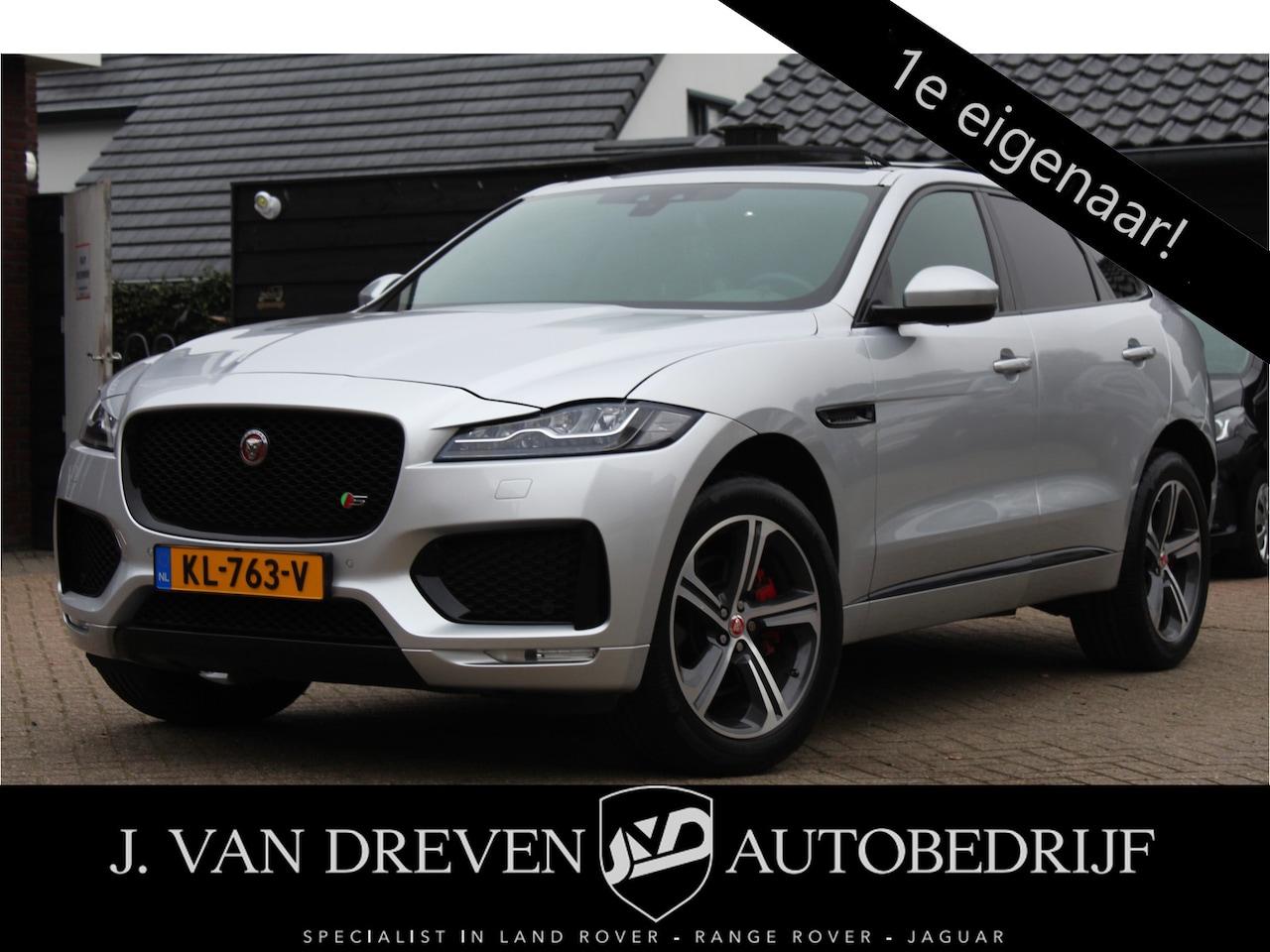 Jaguar F-Pace - 3.0 S Sport First Edition AWD - 1e eig / pano / cruise / elek verw stoelen / V6! - AutoWereld.nl