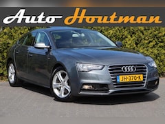 Audi A5 Sportback - 1.8 TFSI 1e eigennaar|Automaat S-line Schuifdak|Adapt. cruise|Camera|Key-less|Navi|Ecc|Lmv
