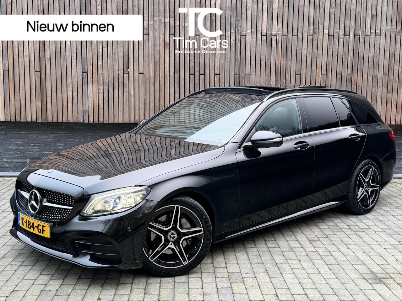 Mercedes-Benz C-klasse Estate - 180 AMG Automaat | Panorama | Leer | LED matrix | Sfeerverlichting | Apple CarPlay | 360°- - AutoWereld.nl