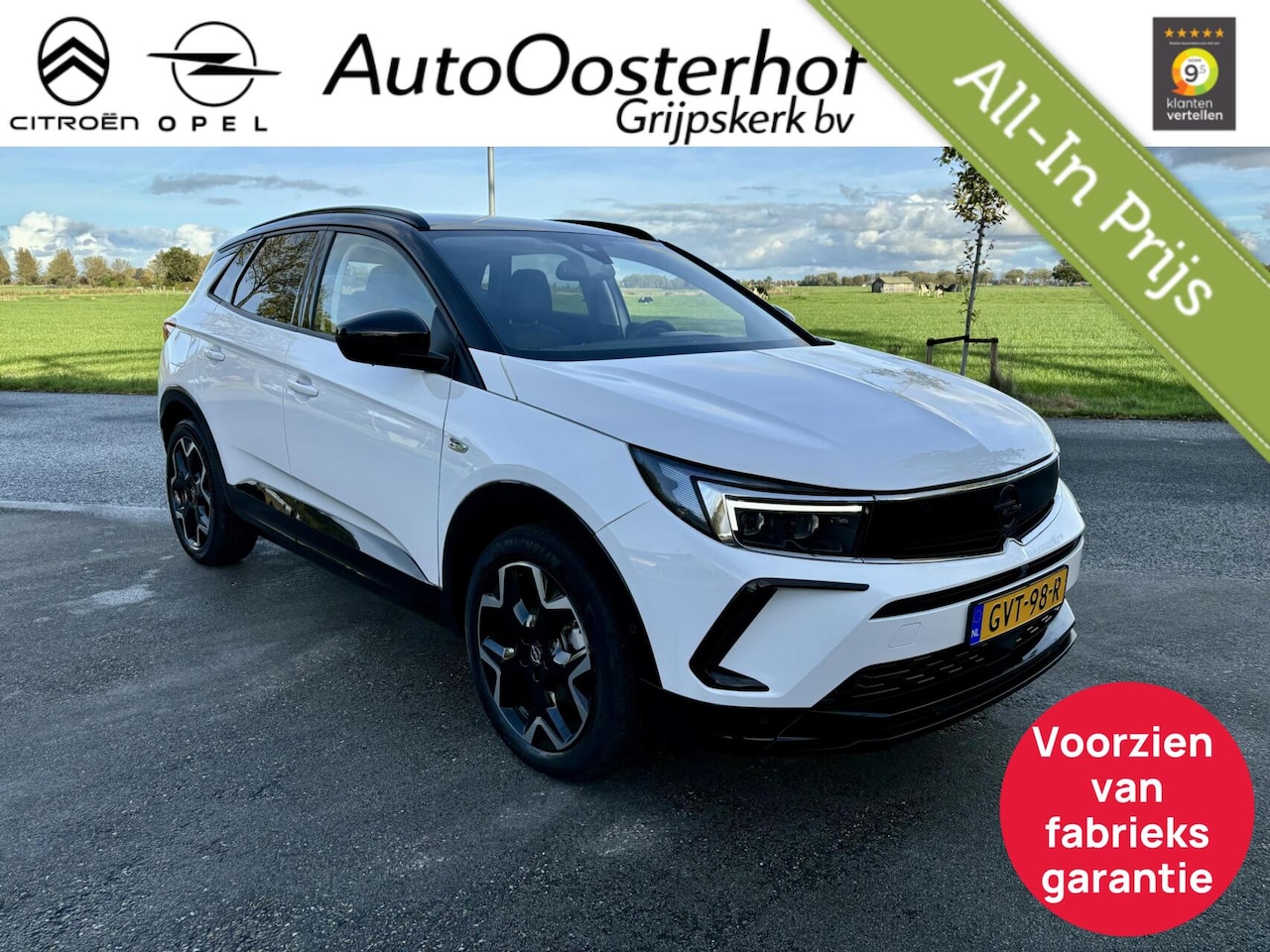 Opel Grandland - 136pk Hybrid GS LUXE All-in Prijs - AutoWereld.nl