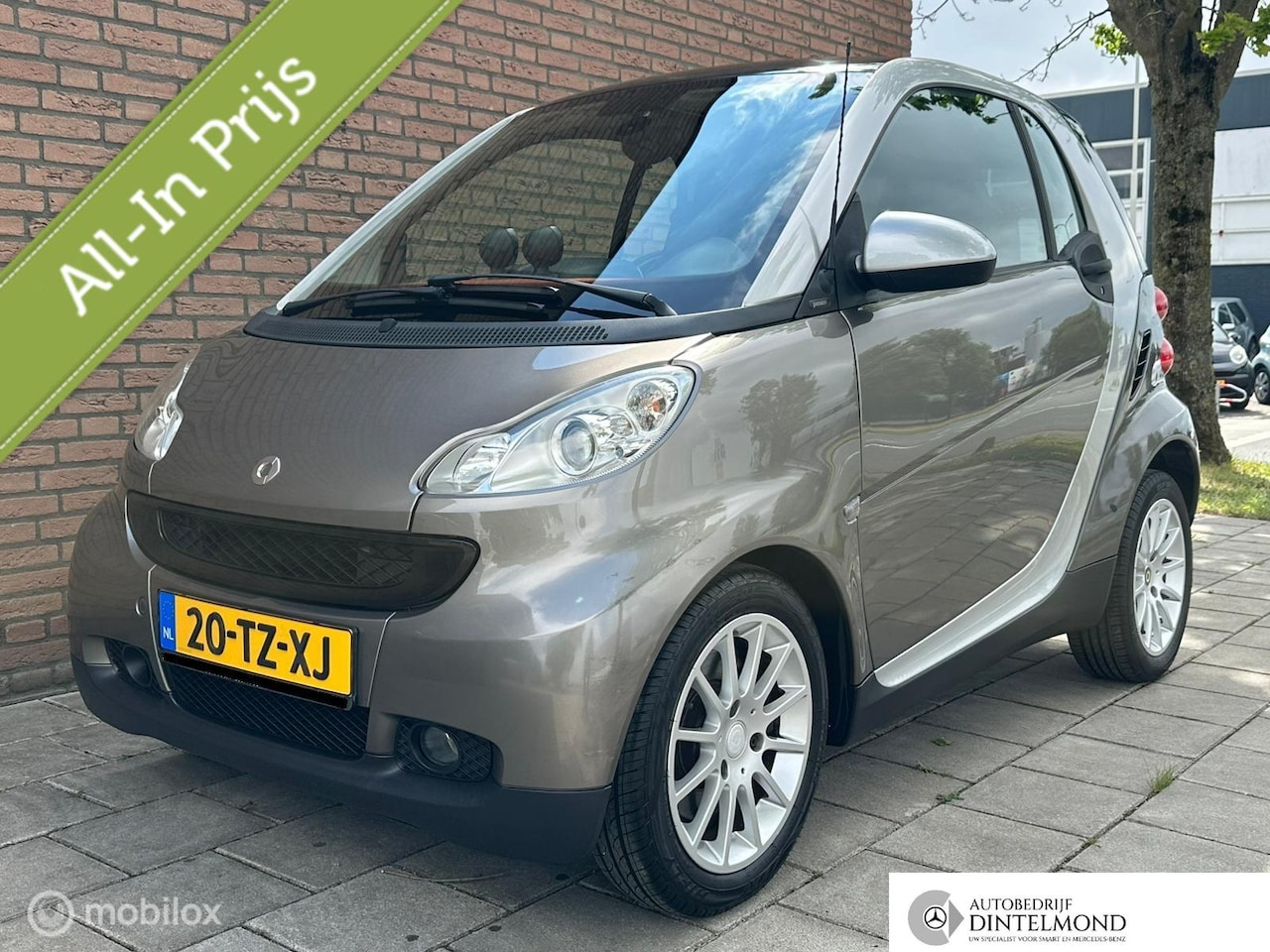 Smart Fortwo coupé - 1.0 Turbo Passion, AC, Panodak 1.0 Passion - AutoWereld.nl