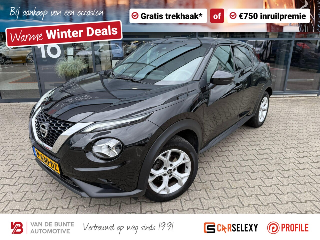 Nissan Juke - 1.0 DIG-T Automaat Business Ed.*Lederen Bekleding* - AutoWereld.nl