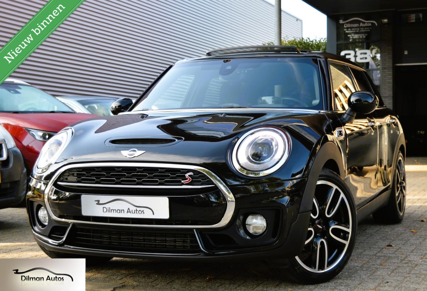 MINI Clubman - 2.0 John Cooper Works Chili|Aut|Pano|Leder|Navi - AutoWereld.nl