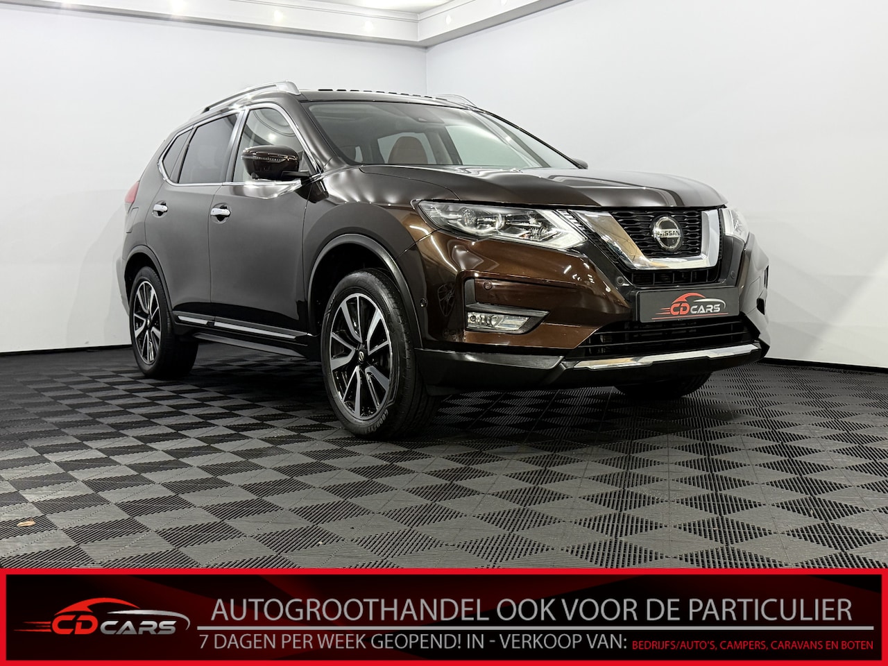 Nissan X-Trail - 1.3 DIG-T Tekna 7p. Panoramadak, Leder, 360 Camera, Stoelverwarming, Elektrische achterkle - AutoWereld.nl