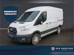 Ford Transit - 350 131pk L2H2 2x Schuifdeur Trekhaak Parkeersensoren Cruise control Stoelverwarming Airco