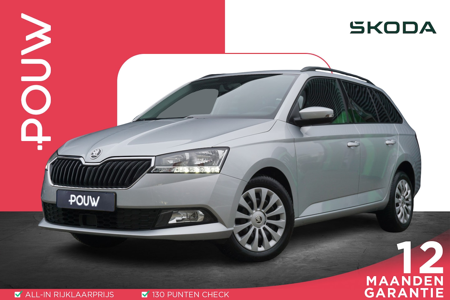 Skoda Fabia Combi - 1.0 TSI Ambition SmartLink | CruiseControl | PDC Achter | - AutoWereld.nl