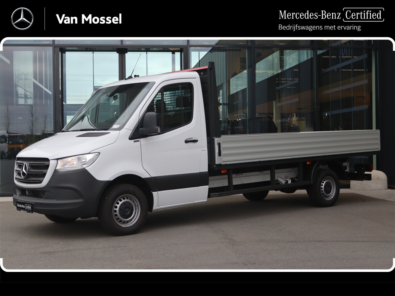 Mercedes-Benz Sprinter - 317 CDI Aut. L3 Open laadbak |AIRCO/MBUX/CARPLAY/3500KG AHW |Certified - AutoWereld.nl