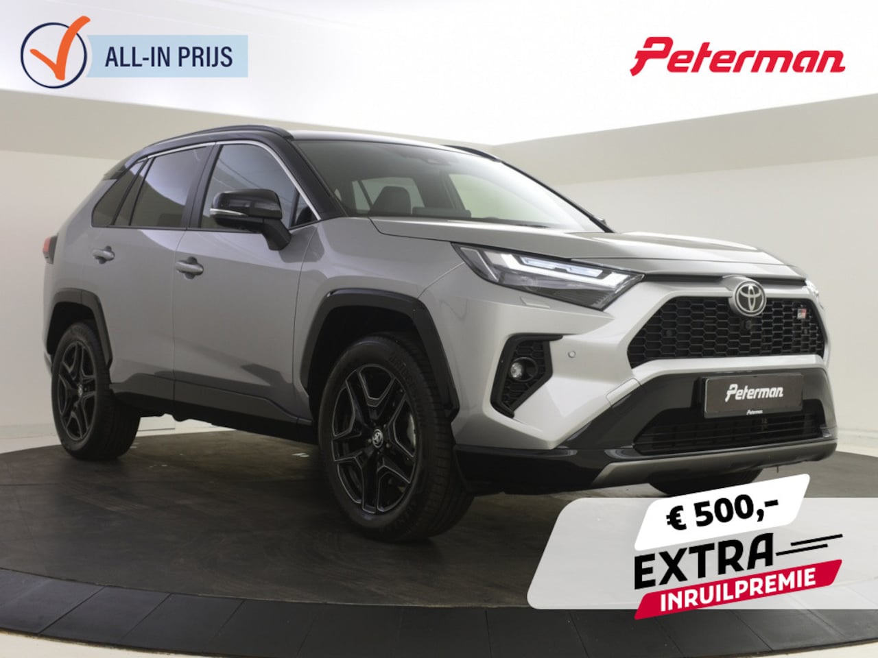 Toyota RAV4 - 2.5 Hybrid AWD GR SPORT | Memory seat | PDC V+A | BLS | Stuur en - AutoWereld.nl