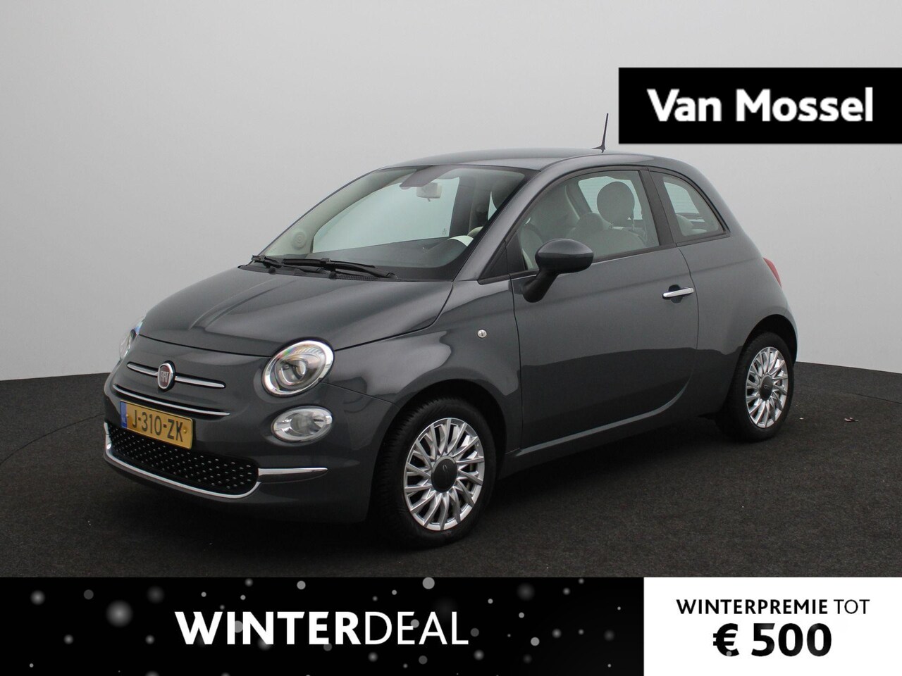 Fiat 500 - 1.0 Hybrid Lounge | Airco | Parkeersensoren | Lichtmetalen velgen - AutoWereld.nl