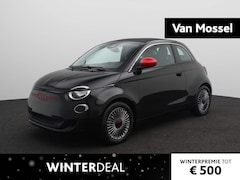 Fiat 500e - Cabrio RED 24 kWh | Cabrio | 16" Lichtmetalen Velgen | Parkeersensoren |
