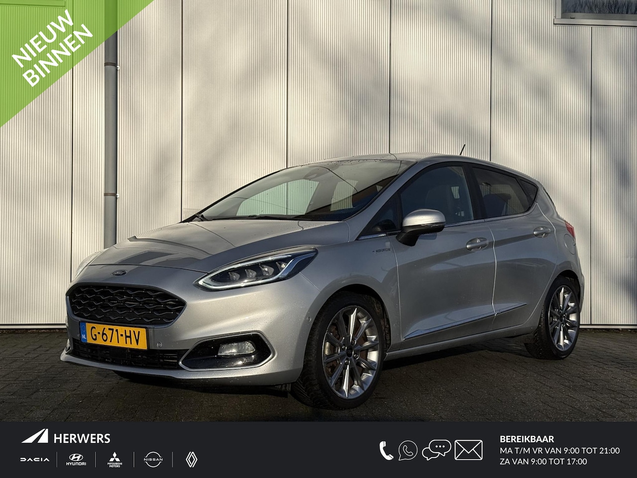 Ford Fiesta - 1.0 EcoBoost Vignale Bang & Olufsen / Voorruit verwarming / Adaptive cruise control / Trek - AutoWereld.nl