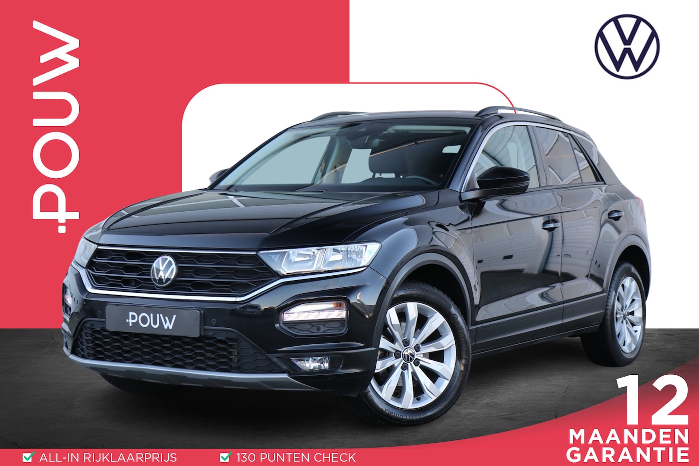 Volkswagen T-Roc - 1.0 TSI 110pk Style | App Connect | Airco | Parkeersensoren | - AutoWereld.nl