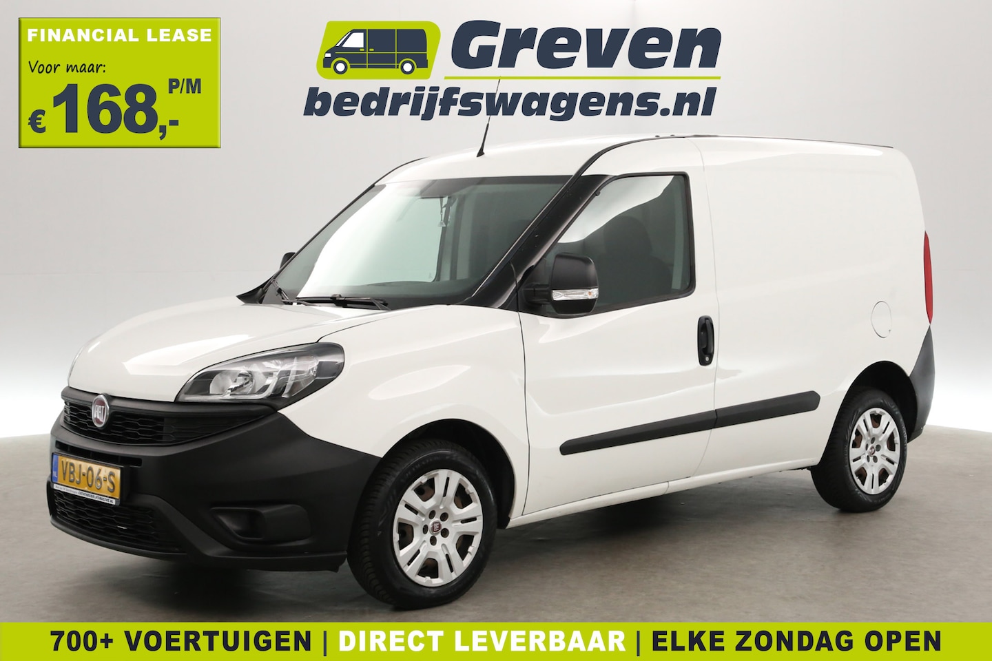 Fiat Doblò - 1.6 MJ ECO JET 105PK | 3-Zits | Airco | Cruise | Trekhaak | Navigatie - AutoWereld.nl