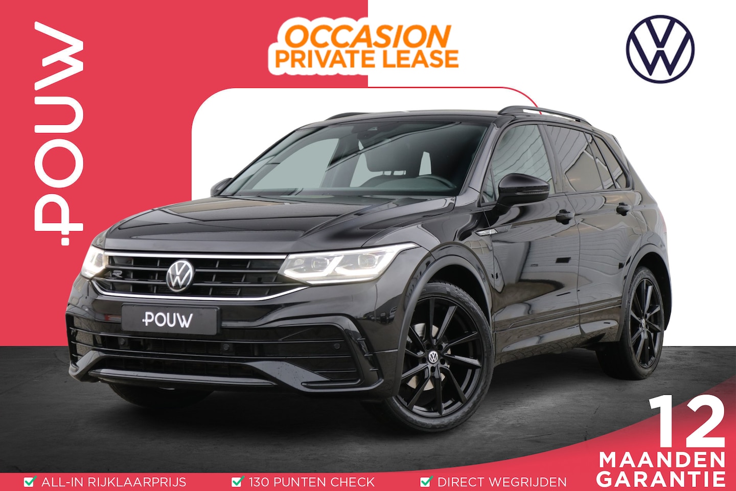 Volkswagen Tiguan - 1.5 TSI 150pk DSG R-Line Business+ | Trekhaak | Navigatie | Stoelverwarming | 20" Velgen - AutoWereld.nl